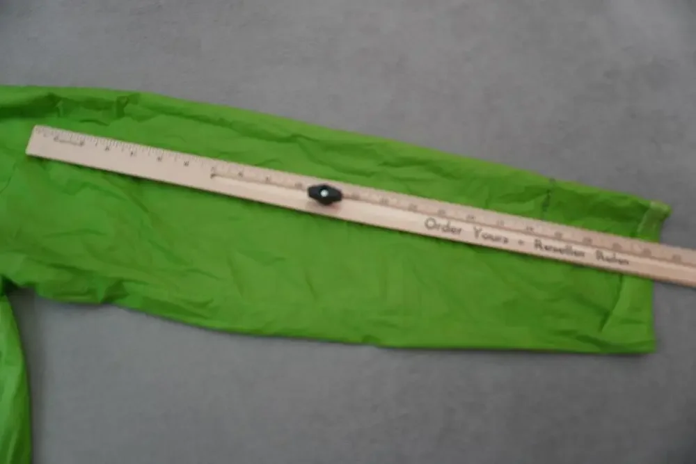 The North Face Jacket Mens Large Green HyVent Hooded Waterproof Rain 2.5L